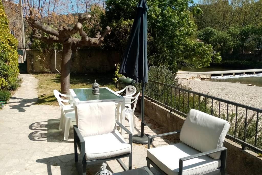 Character Filled House Overlooking The River Cesse Bize-Minervois Exterior foto
